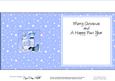 Xmas Snowmen N Postbox Matching Insert Square Landscape