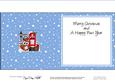 Xmas Owls N Postbox Matching Insert Square Landscape