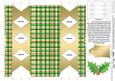 Tartan Cracker Shaped Treat or Favour Box