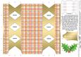 Tartan Cracker Shaped Treat or Favour Box