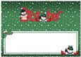 Xmas Brother with Snowmen Matching Large Dl Insert