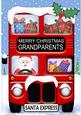 A4 Xmas Santa Express Grandparents Card Topper