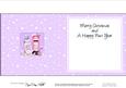Xmas Snowmen N Postbox Matching Insert Square Landscape