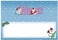 Xmas Niece with Polar Bears Matching Large Dl Insert