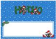 Ho Ho Ho Scottie Dog Matching Large Dl Insert