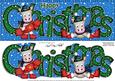 Large Dl Christmas Gigi Horse Quick Card with 3D Decoupage
