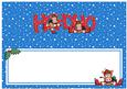 Xmas Ho Ho Ho Gigi Horse Matching Large Dl Insert