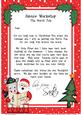 Christmas Santa & Gigi Horse A4 Child's Letter from Santa
