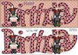 Large Dl Scottie Dog Happy Birthday Felties Quick Card