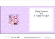 Xmas Owls N Postbox Matching Insert Square Landscape