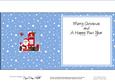 Xmas Teddy Tess N Postbox Matching Insert Square Landscape