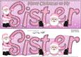 Xmas Sister Matching Large Dl Insert