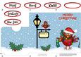 Xmas Robin Lottery Wallet Card