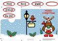 Xmas Rudolph's Xmas Pud Lottery Wallet Card