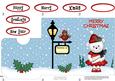 Xmas Teddy Tess Lottery Wallet Card