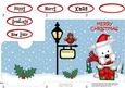 Xmas Westie Dog's Present Lottery Wallet Card