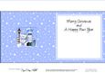 Xmas Teddy Ed N Postbox Matching Insert Square Landscape