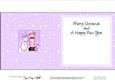 Xmas Penguins N Postbox Matching Insert Square Landscape