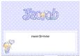Birthday Jacob Matching Large Dl Insert