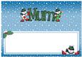 Xmas Mum Matching Large Dl Insert