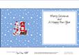Xmas Westie Dogs N Postbox Matching Insert Square Landscape