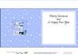 Xmas Westie Dogs N Postbox Matching Insert Square Landscape