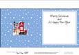 Xmas Meerkats N Postbox Matching Insert Square Landscape