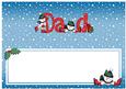 Xmas Dad Matching Large Dl Insert
