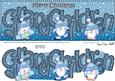 Xmas Large Dl Grandchildren Quick Card N 3D Decoupage