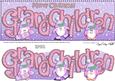Xmas Large Dl Grandchildren Quick Card N 3D Decoupage