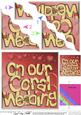 On Our Coral Wedding Anniversary Wavy Corner Side Stacker