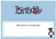 Scottie Dog Birthday Matching Large Dl Insert