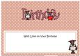 Scottie Dog Birthday Matching Large Dl Insert