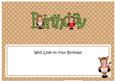 Gigi Horse Birthday Matching Large Dl Insert