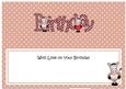 Gigi Horse Birthday Matching Large Dl Insert