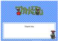 Scottie Dog Thank You Matching Large Dl Insert