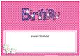 Birthday Matching Large Dl Insert