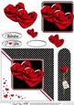 Romantic Roses Quick Card with Step by Step Decoupage