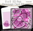 8 x 8 Perfume Lace N Pearls Fan Pyramage Kit