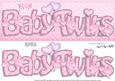 Large Dl New Baby Twins Felties Quick Card N 3D Decoupage