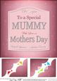 8 x 8 Mothers Day Champers Label Scalloped Corner Topper
