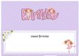 Birthday Ballerina Large Dl Matching Large Dl Insert