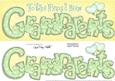 Large Dl New Baby Grandparents Felties Card & 3D Decoupage