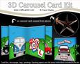 3D Vehicles and Transport Carousel Card Kit