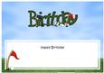 Birthday Golf Large Dl Sports Matching Large Dl Insert