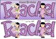 Girlz Birthday Rachel Large Dl Quick Card 3D Decoupage