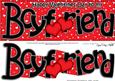 Valentines Day Boyfriend Large Dl Quick Card 3D Decoupage
