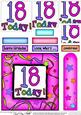 18th Birthday Quick Card with Pyramage
