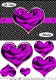 Romantic Roses Quick Card with Heart Shaped Pyramage