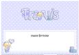 Birthday Travis Matching Large Dl Insert